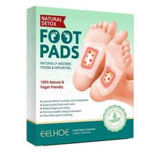 

10pcs New Wormwood Foot Patch Heel Fatigue Pain Relieving Plaster Relieve Stress Detoxification Help Sleeping Body Detox Pad