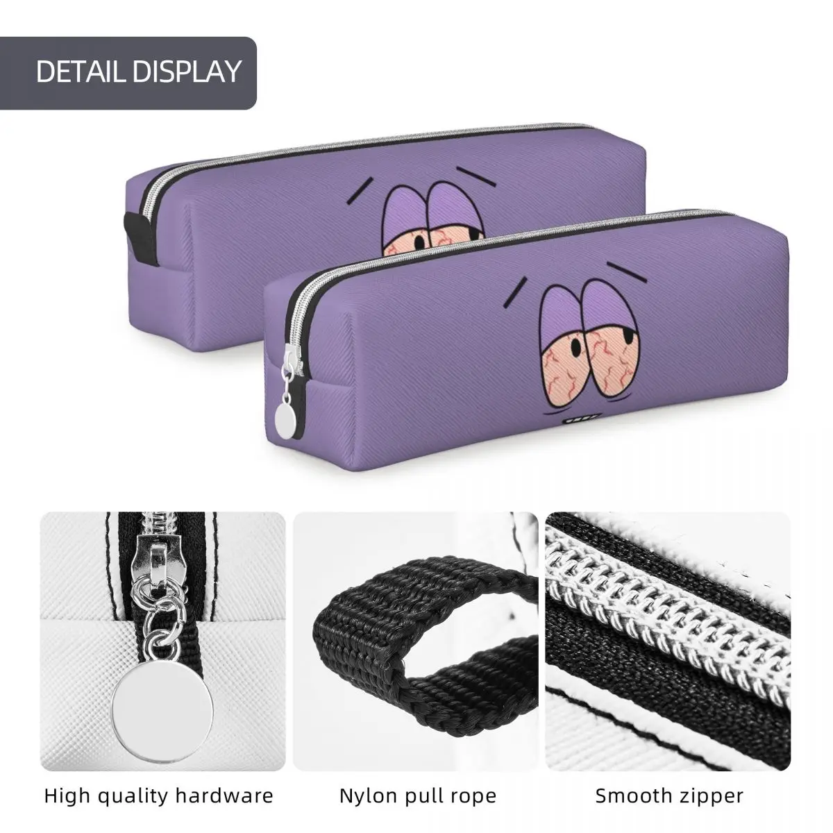 South-Park Cartoon Towelie Pencil Cases Pen Bags Students School Zipper Pencil Box