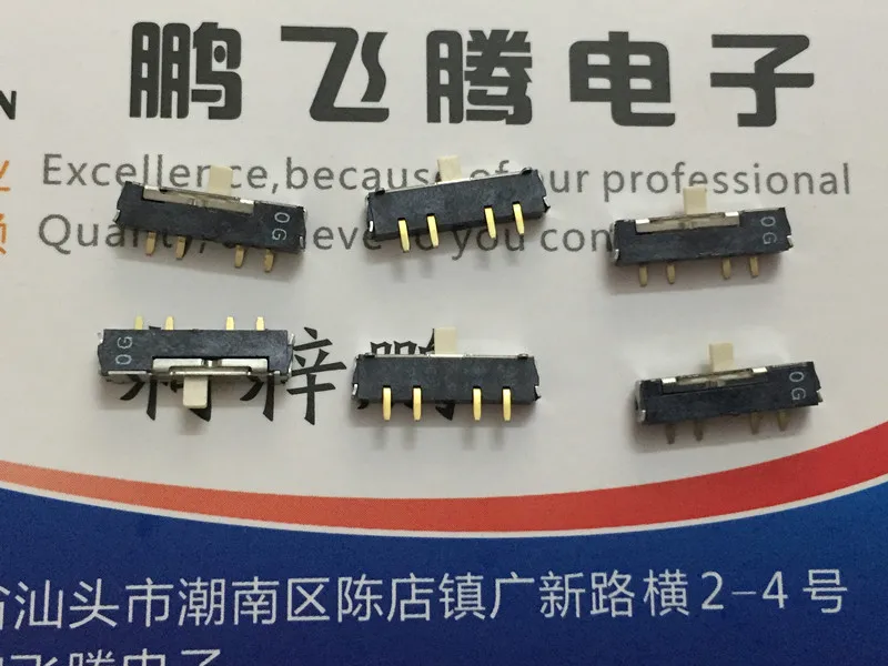 

5 шт./партия, импортный японский выключатель, 4 фута, 3 скорости