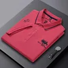 Summer Mens Embroidered Polo Shirts Short Sleeve Shirt Luxury Top Casual Lapel T-shirt Men Breathable Lightweight T Shirt Homme 5