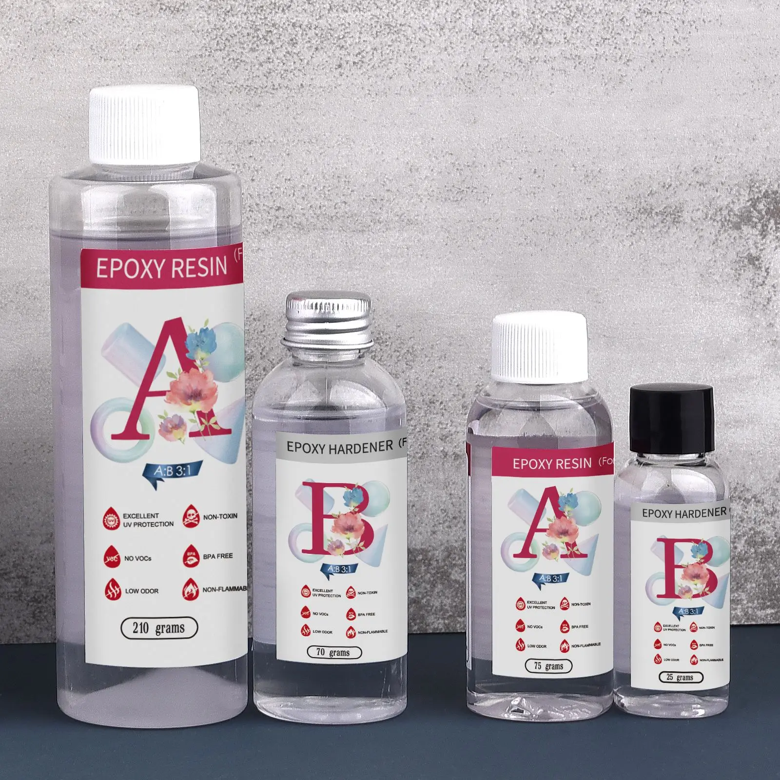 HighDefinitionTransparent31ABResinEpoxyAdhesiveDIYResin