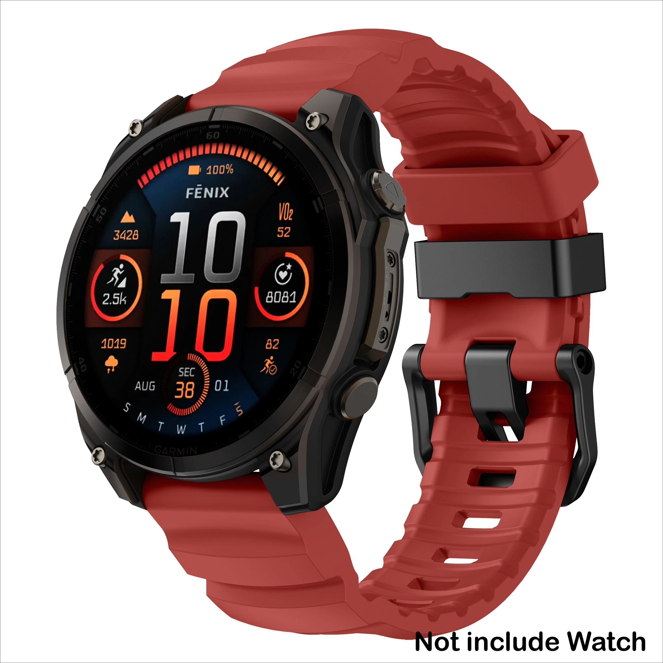 Premium Silicone QuickFit Watch Strap - 26mm/22mm - Universal Fit