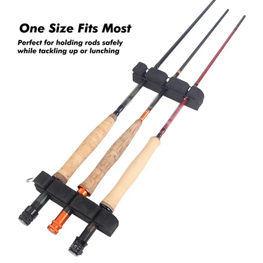 1x Fishing Rod Holder Magnetic Foam Fishing Rod Holder Portable Stand Foam Rest About 35g Approx16*4.7*2.4cm