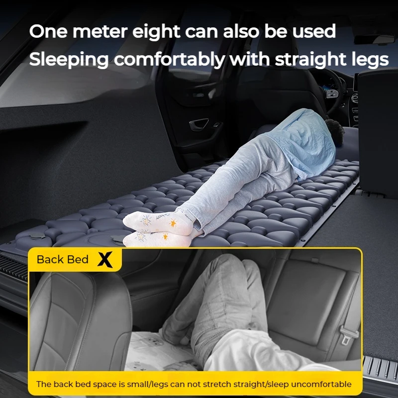 Hochwertiges Auto-aufblasbares Bett, Auto, faltbar, für Reisen, Camping, Matratze, Kofferraum, Nivellierungspad, Matratze, Isomatte, Auto, umgebautes Bett – Detail 5
