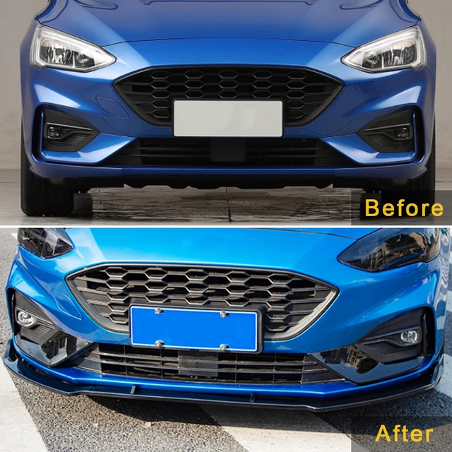 For Ford Focus St Mk4 2018 2019 2020 2021 Gloss Black Car Rear Bumpers Lips  Body Kits Spoiler Splitter Diffuser Accessories - Bumpers - AliExpress