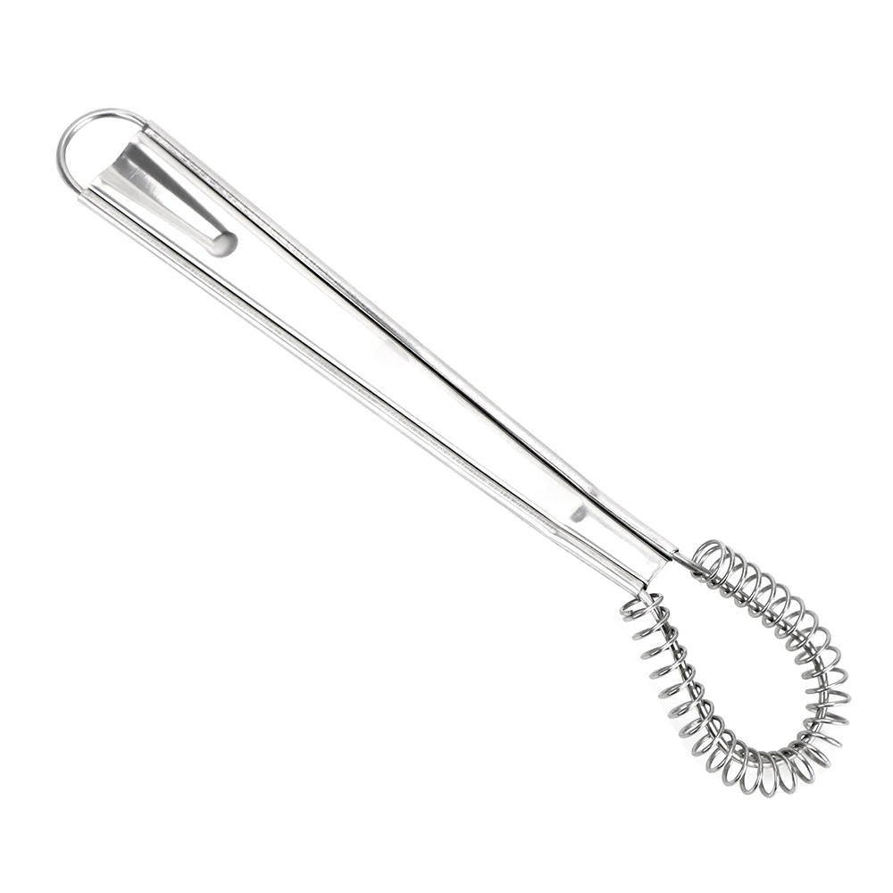 Dropship Spring Coil Whisk Egg Beater Stainless Steel Egg Frothier