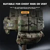 ERQYGRA Tactical Hunting Bag Chest Drop Pouch Vest Magazine Molle System Airsoft Paintball Accessories CS Shooting Equipment 2