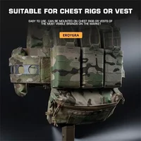 ERQYGRA Tactical Hunting Bag Chest Drop Pouch Vest Magazine Molle System Airsoft Paintball Accessories CS Shooting Equipment 2