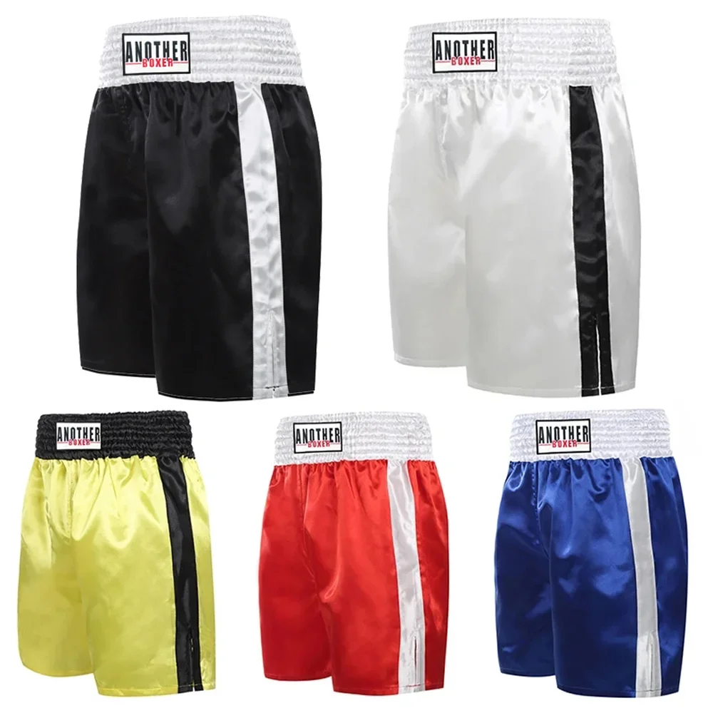 MMA Shorts Muay Thai Fight Shorts Unisex Kick Boxing Pants Women Men Kids MMA Training Shorts Competition Game Sanda Grappling Clothes