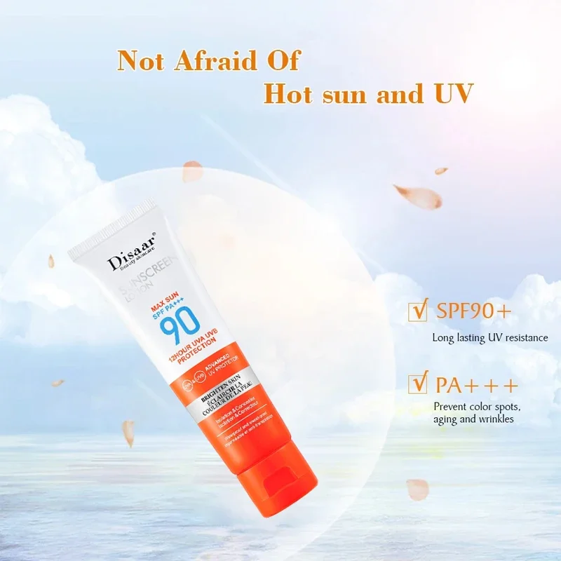 Face Body Sunscreen Cream UV Resistance Anti-Wrinkle Moisturizing Cream Brightening Uniform Skin Tone Waterproof 50ml