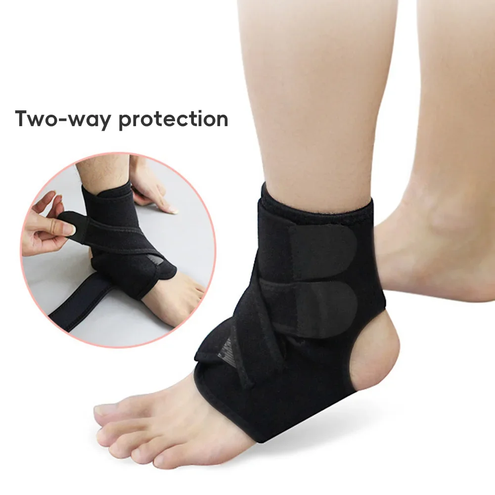1Pc Adjustable Sports Ankle Support Bandage Ankle Brace Nylon Ankle Compression Support Gym Fitness Basketball Football Running