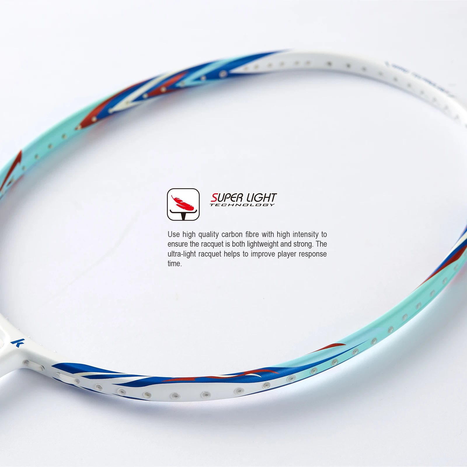 Kawasaki Badminton Racket Super Light 6U 30T Carbon Fiber Badminton Racket For  Professional Players ракетка для бадминтона