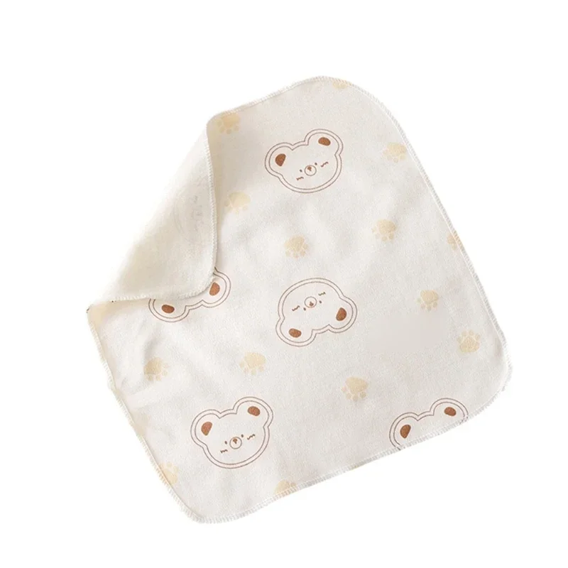 Baby Wiping Towel Handkerchief Cotton Saliva Wipes Breathable Washcloths for Infant Toddler Strong Absorbent Soft Face Towel