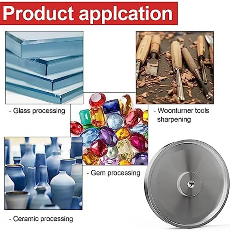 CBN Grinding Wheel, 6 Inch Dia x 1 Inch Wide x 1/2 Bore for Sharpening Woodturning Tools,Bench Grinders (180 Grit)