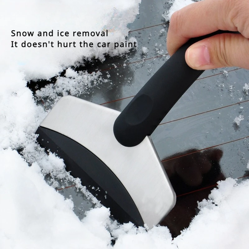 

Stainless Steel Snow Shovel for Cars Windshield Snow Removal Tool Scraper Defrosting Ice Scraper Shovel Mini snow shovel