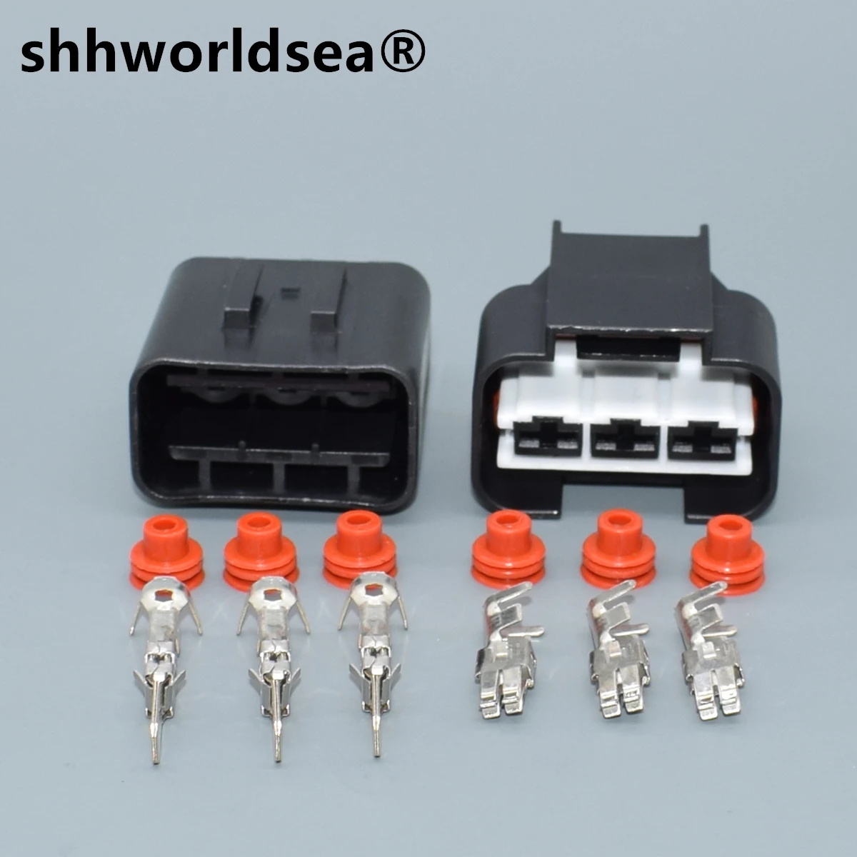 Shhworldsea 3 Pin 1743271-2 водонепроницаемый гнездовой разъем для автомобиля электрический