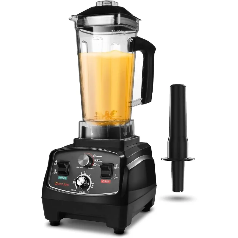 WantJoin Professional Blender, Countertop Blender,Blender for kitchen Max 1800W High Power Home and Commercial Blender new home heater desktop 1800w high power portable heater personal electric heater with adjustable thermostat