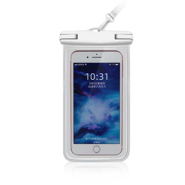 Drop resistant 35m Waterproof bag for Mobile Phones Under 6.9 Inches