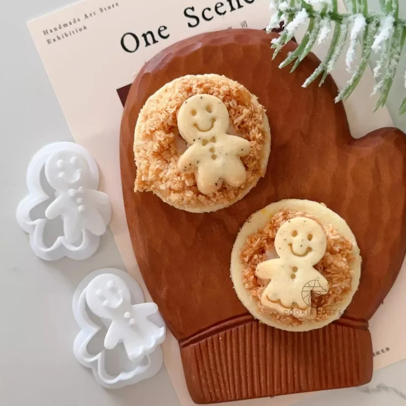 Description Picture 5 of itemChristmas Mini Gingerbread Man Cookie Mold Mini Fondant Cake Cutter Baking Tool Small Size Cookie Cake Decoration Tools