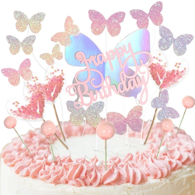 thumbnail: CHIHOLEN Taartdecoratie - 55 Stuks Bloemen & Vlinders