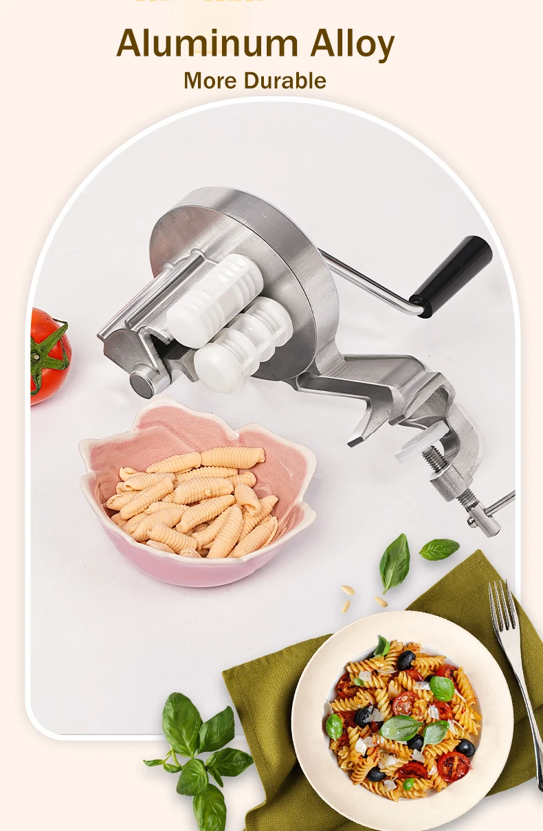 SHANGPEIXUAN Cavatelli Machine Pasta Maker Easy to Clean Rollers