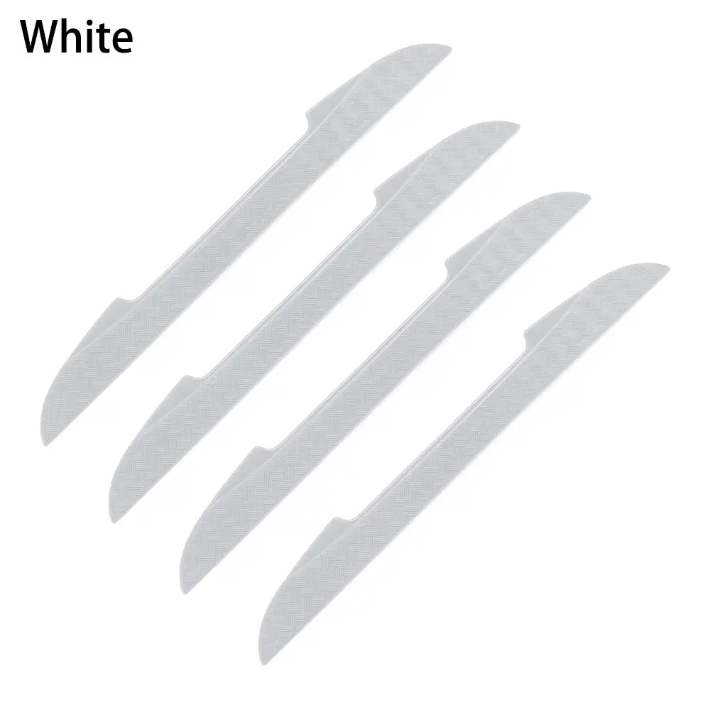Car Door Edge Guard Strip Set - Soft Rubber Anti-Collision Protector, 4 Pieces