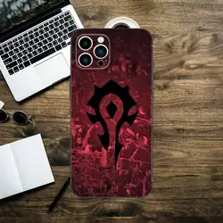 World of Warcraft Themed Black Silicone Phone Cover - iPhone 12 Pro Max (Z1)