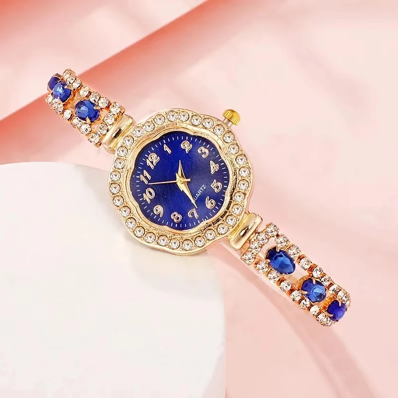 Diamond Women Watches Green Watch Ladies Wrist Watches Luxury Brand Rhinestone Womens Bracelet Watches Female Relogio Feminino 6