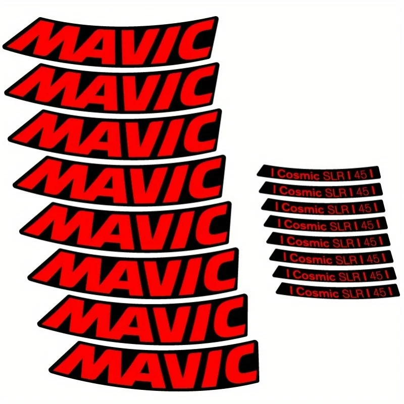 1세트 독특한 '마빅' 영감을 받은 스티커, 여행 가방, 벽 장식, 자전거 프레임 및 자전거 공예품에 적합