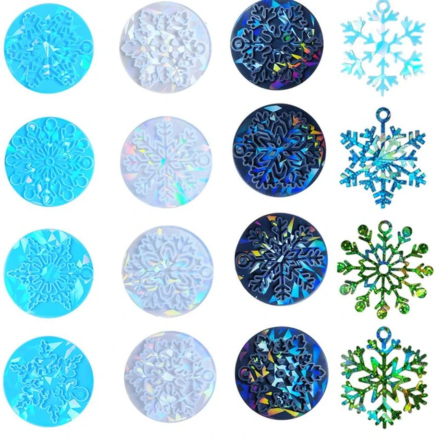 Jewelry Casting Mold Christmas Pattern Silicone Mold Holographic Resin Mold  - AliExpress