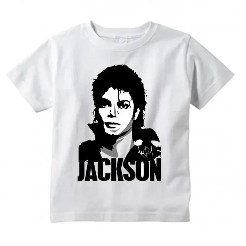 Michael Jackson Graphic Printed Tshirt Harajuku Rock Fashion Casual Short Sleeve Crew Neck Plus Size T Shirt Women 5