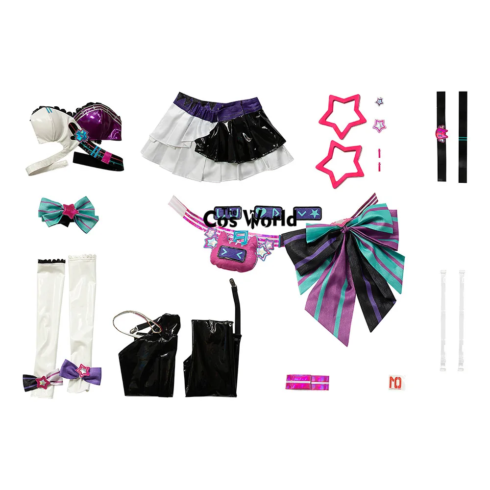Muse Dash Miku Rin Len Uniform Outfits Anime Cosplay Costumes