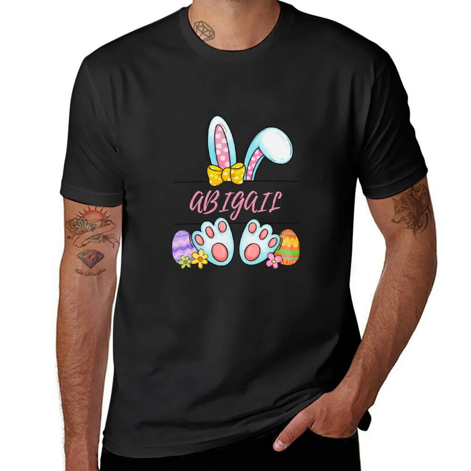 

Happy Easter for Abigail T-shirt blacks blanks t shirts men