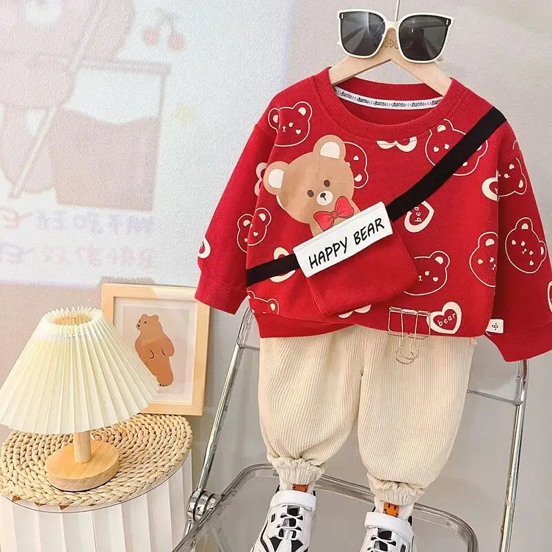 Kids Clothes Baby Boys Costume Letter Tracksuit Tops Pants Children spring Boys Outfits girls Set infantil Newborn 2PCS kids clothing set,girls clothing set,boys clothing set,boys tracksuits suit,boys tracksuits