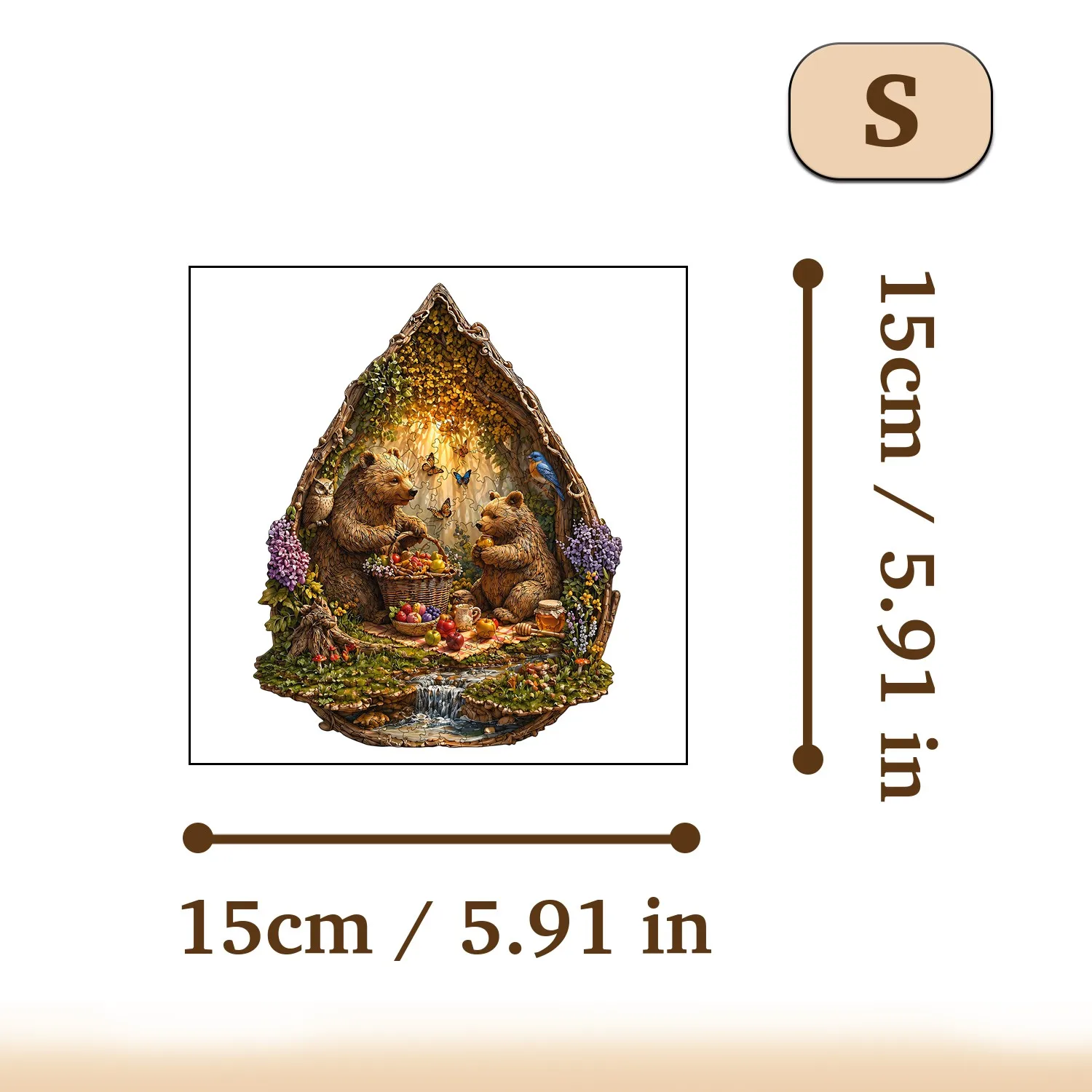 ตัวเลือกสินค้า สวนเรือนกระจก ตัวต่อไม้ ฝึกสมองเด็ก