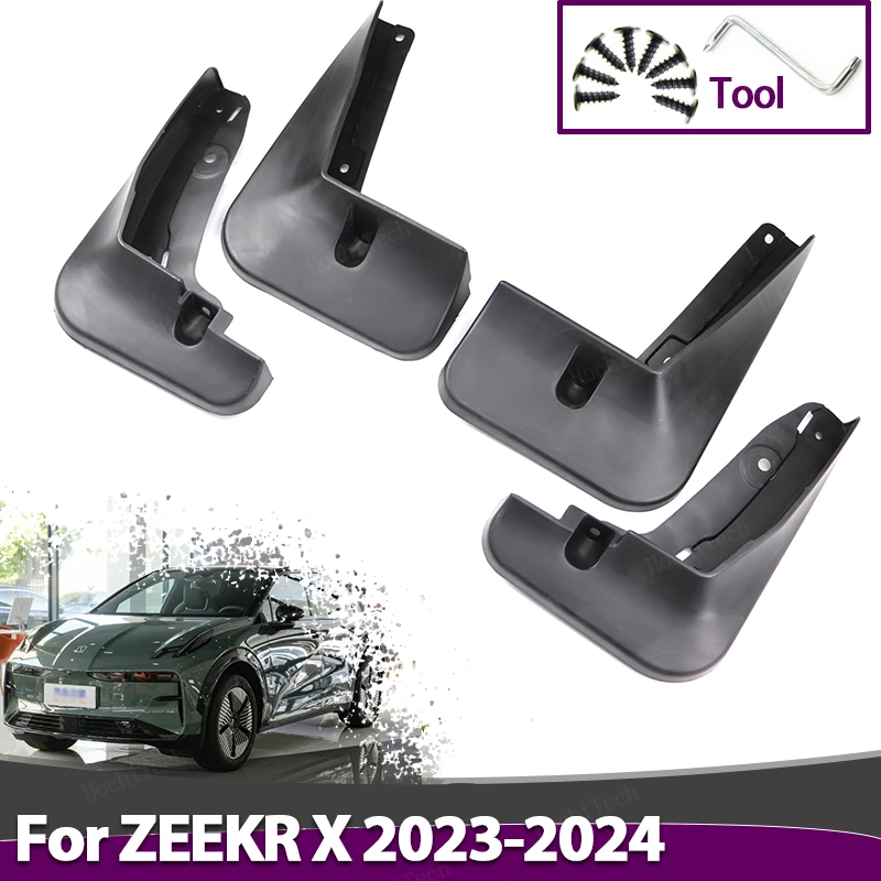 

Car Front Rear Mud Flap Mudguards Splash Guards for ZEEKR X 2023 2024 Mudflaps Splash Guards Mud Flap Front Rear Mudguard Fender