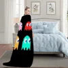 Game Cute Bean Blanket Plush Nap Sofa P-Pac-M-Man rug for Living Room Warm Office Bedroom Birthday Home Travel Kid Gifts 5