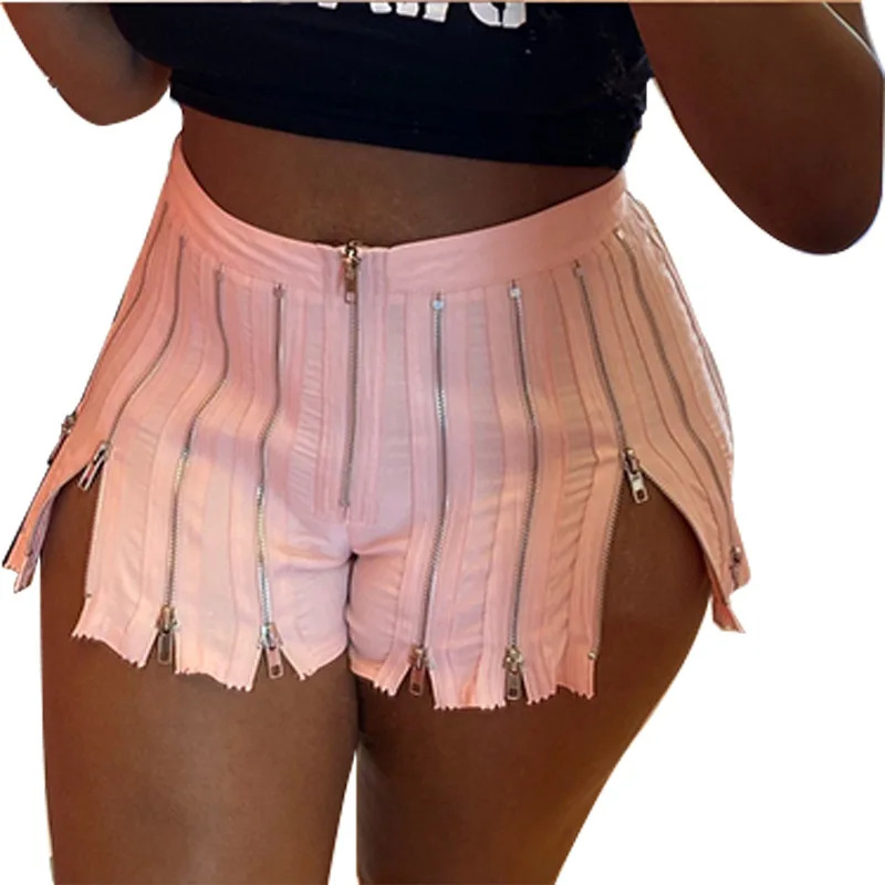 

Casaul Women Zipper Short Pants Streetwar Clothes For Women Outfit