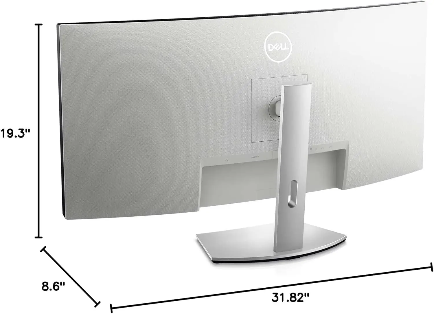 Dell S3423DWC Curved USB-C Monitor - 34-Inch WQHD (3440x1440) 100Hz 4Ms 21:9 Display, USB-C Connectivity, 2 x 5w Audio Output 4