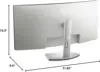 Dell S3423DWC Curved USB-C Monitor - 34-Inch WQHD (3440x1440) 100Hz 4Ms 21:9 Display, USB-C Connectivity, 2 x 5w Audio Output 4