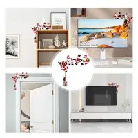 2026 New Wooden Santa Door Corner Decor Snowman Reindeer Pendant Christmas Cartoon Door Frame Decor Party Christmas Ornament 4
