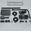 Black Shower Set Faucet 4 Ways Showers Faucet Systems Adjustable Mixers Tap For Bathe Free Rack Rainfall Modern Bathroom Faucets 6