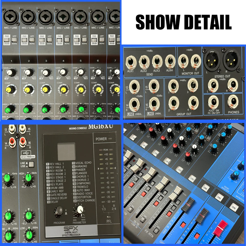 muuuuページ Live Sound Large P.A. with Monitors, No Sub 16 Channels — Doo Wop Shop