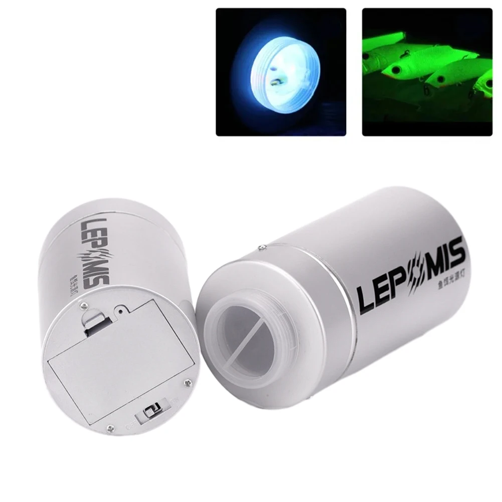 

Portable Aluminum Bait Light Source for Glowing Bait LED Flash Light for Dark Operation Sea Fishing Tools