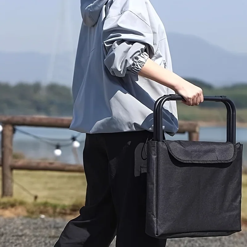 Multi functional outdoor folding table suitable for self driving and hiking camping dining table, quickly open the dining table