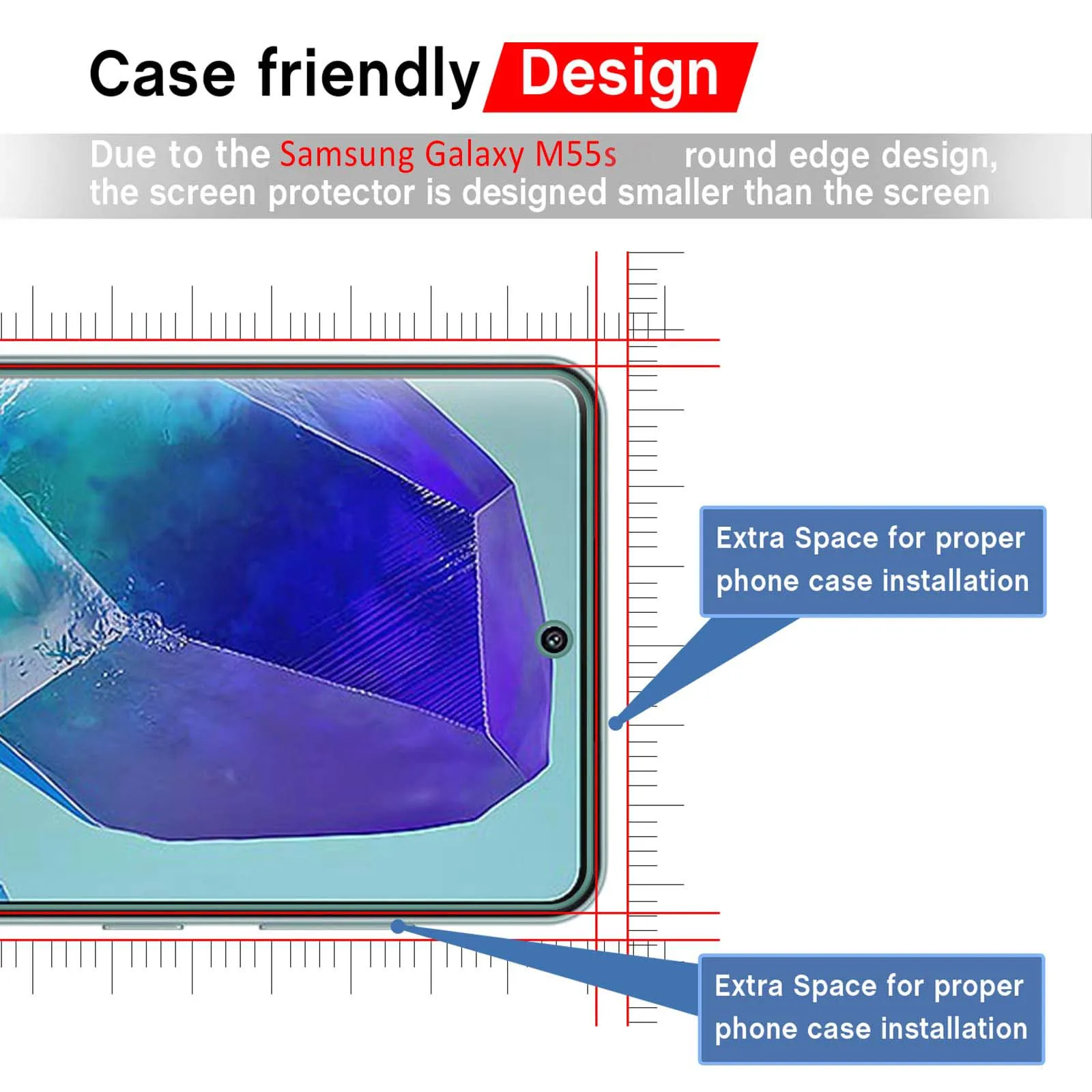 Ultra Clear Tempered Glass Screen Protector - 6.7 Inch, 9H Hardness, Anti-Scratch, Case Friendly