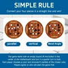 4 In A Row Game Educational Orbit Logic Board Game 2 Player Fast Strategy Game Track Logic Board For Fun Family Game Night new 2