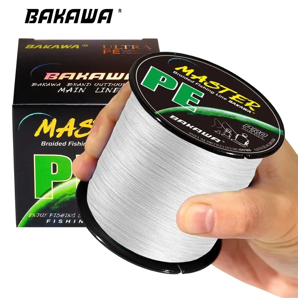 BAKAWA New 4 Strands Braided Fishing Line 300M 500M 1000M 100M Super Strong  Japan Multifilament PE Wire Smooth Accessories - AliExpress