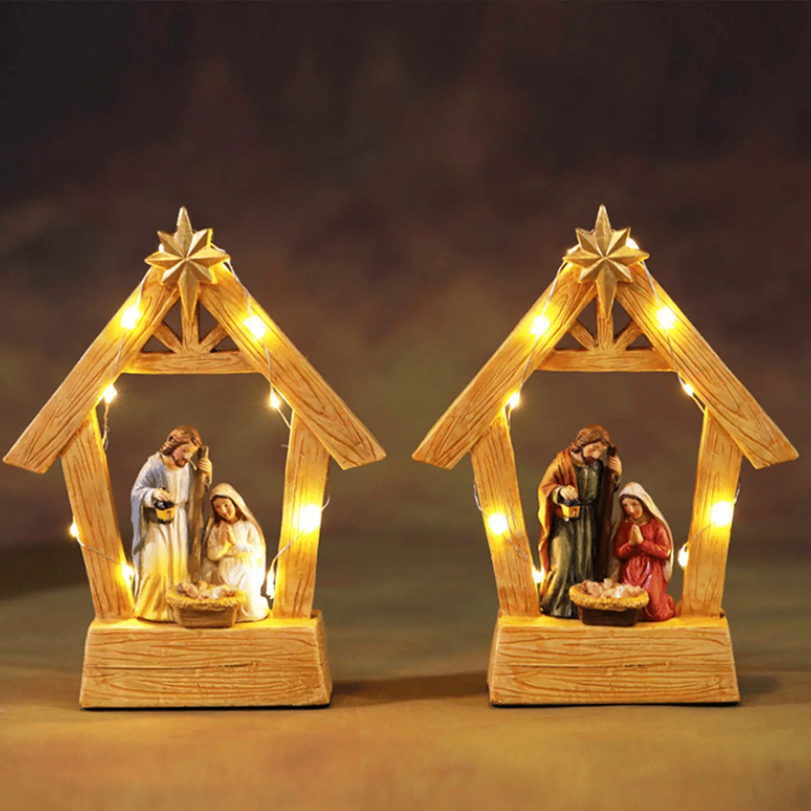 Lighted Nativity Scene Set 1