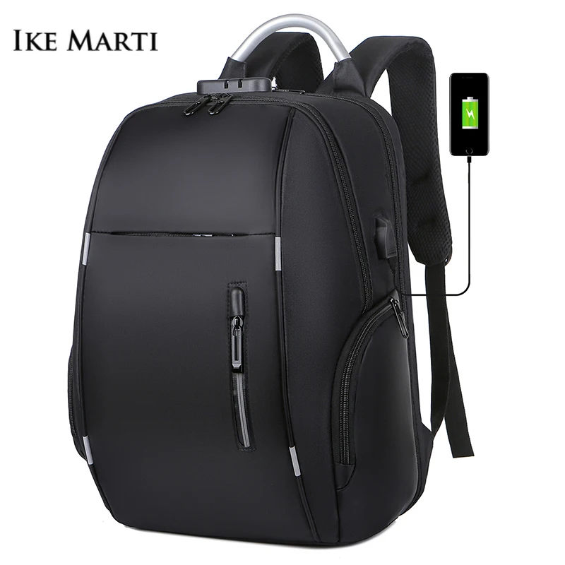 Tanie Mężczyźni plecaki Anti-Theft 22L z ładowaniem USB podróżny plecak 15.6